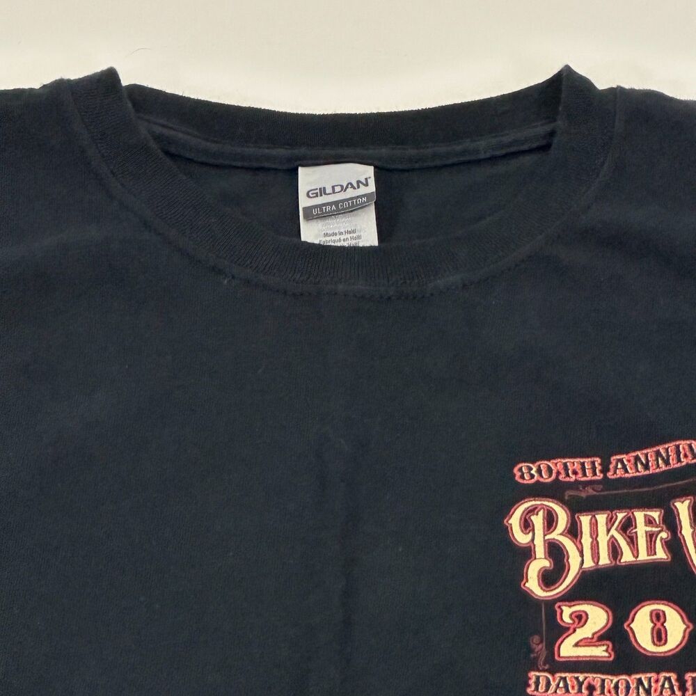 Bike Week 2021 80th Daytona Beach FL Motorcycle Shirt Men's Size Large